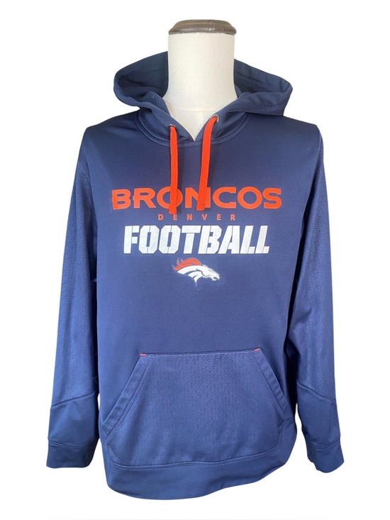 Other - Denver Broncos NFL Team Apparel TX3 Warm Hoodie Men’s Large Blue Orange Pullover